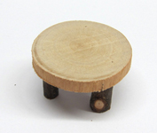Tisch Holz rund 5cmDx2,8cmH